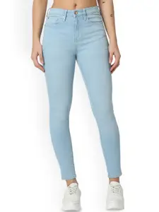 SPYKAR Women Super Skinny Fit High-Rise Light Fade Jeans