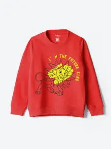 YK Disney Boys Printed Cotton Sweatshirt