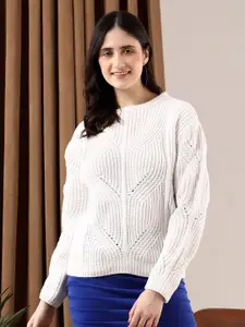 Stylecast X Kotty Women Cable Knit Pullover