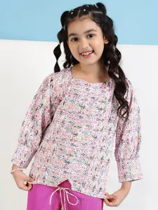 BAESD Girls Floral Printed Top