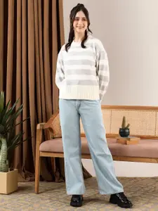 Stylecast X Kotty Women Striped Cotton Pullover