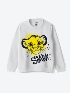 YK Disney Boys Printed Round Neck Sweatshirt