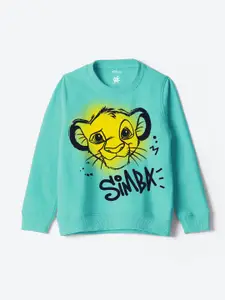 YK Disney Boys Graphic Printed Sweatshirt