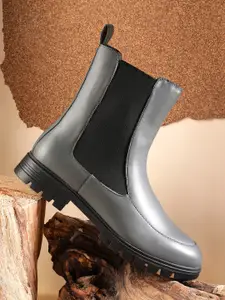 The Roadster Life Co. Women Mid-Top Chelsea Boots
