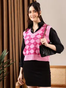 Stylecast X Kotty Women Printed Sweater Vest
