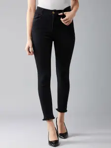 DOLCE CRUDO Women Whisk & Whimsy Skinny Fit High-Rise Stretchable Jeans