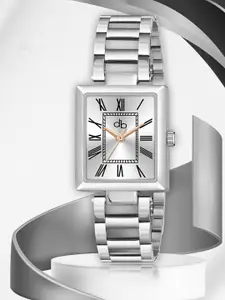 DressBerry Women Dial & Stainless Steel Straps Reset Time Analogue Watch 0032
