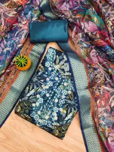 LADY SHOPI Floral Embroidered Unstitched Dress Material