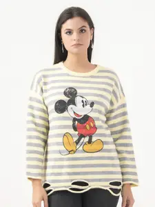 Albion By CnM Women Striped Pullover Sweaters