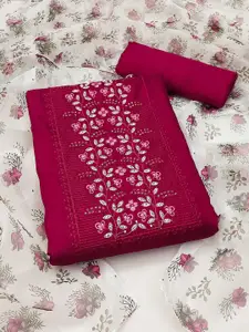 Maroosh Floral Embroidered Sequinned Unstitched Dress Material