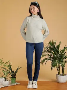 Stylecast X Kotty Women Turtle Neck Pullover Sweater
