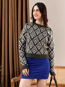 Stylecast X Kotty Women Self Design Pullover