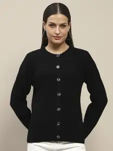 Madame Women Ribbed Front-Open