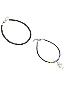 HIGH TRENDZ Women Set of 2 Anklets