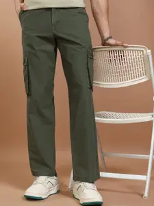 HIGHLANDER Men Overdyed Carpenter Fit Cargo Pant