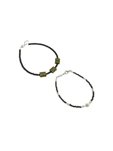 HIGH TRENDZ Women Set of 2 Anklets