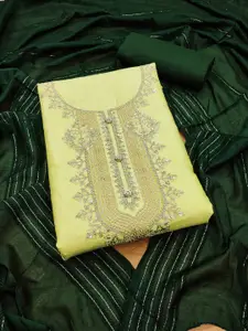 JULEE Floral Embroidered Unstitched Dress Material