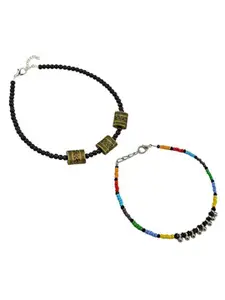 HIGH TRENDZ Women Set of 2 Anklets