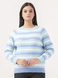 Albion By CnM Women Striped Pullover Sweater