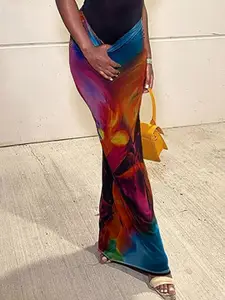 StyleCast Women Printed Pencil Maxi Skirt