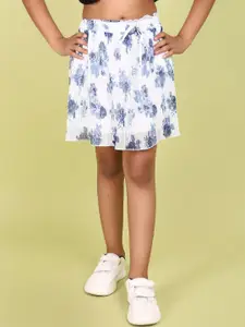 V-Mart Floral Printed A-Line Above Knee Skirt