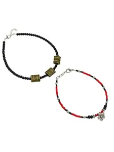 HIGH TRENDZ Women Set of 2 Anklets
