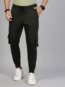 MADSTO Men Regular Fit Cargo Joggers Trackpants