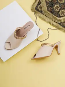 Retro Walk Women Peep Toe Stiletto Sandals