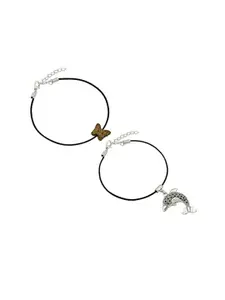HIGH TRENDZ Women Set of 2 Anklets