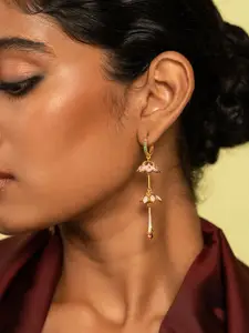 SHAYA 925 Sterling Silver Contemporary Drop Earrings