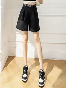 LULU & SKY Women Loose Fit High-Rise Shorts