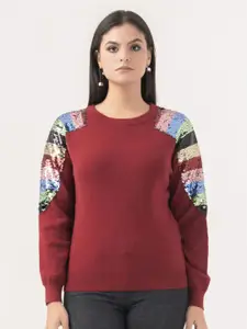 Albion By CnM Women Embroidered Pullover