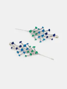 SHAYA 925 Sterling Silver Oxidised Owning My Sassy Spirit Ear Cuff Earrings