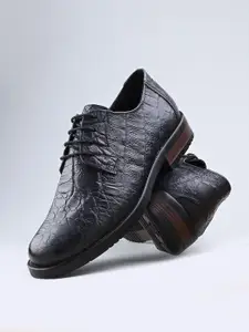 CARLO ROMANO Men Leather Formal Derbys