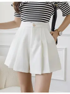 LULU & SKY Women Loose Fit High-Rise Above Knee Shorts