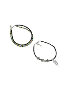 HIGH TRENDZ Women Set of 2 Anklets