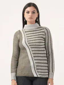 Albion By CnM Women Self Design Pullover