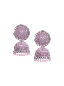 JMBW INTERNATIONAL Gold-Plated Big Round Jhumkas