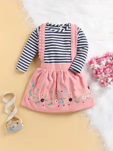 Toonyport Striped Fit & Flare Dress