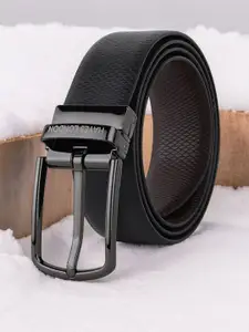 Hayes London Men Belt Premium Genuine Formal Reversible Leather