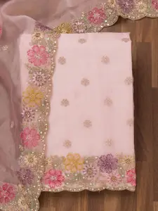 Koskii Floral Unstitched Dress Material