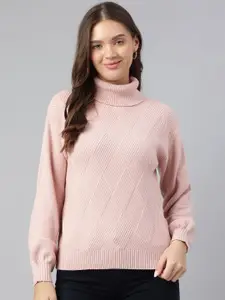 Latin Quarters Women Turtle Neck Pullover