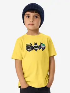 The Souled Store Boys Batman Graphic Printed Round Neck Cotton T-shirt