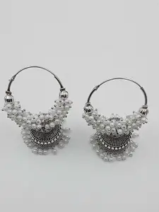 JMBW INTERNATIONAL Gold-Plated Big Round Jhumkas