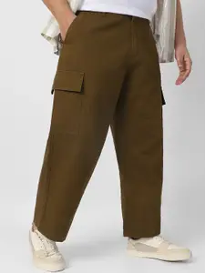 Urbano Plus Men Loose Fit Cargos Trousers