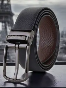 Hayes London Men Belt Premium Genuine Formal Reversible Leather
