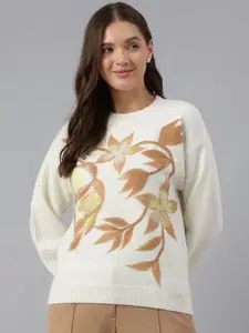 Latin Quarters Women Floral Printed Pullover