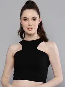 BAESD Cotton Fitted Crop Top