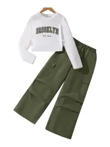 StyleCast x Revolte Girls Printed Top with Trouser