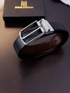 Hayes London Men Belt Premium Genuine Formal Reversible Leather